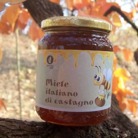 miele italiano di castagno azienda agricola Scoiattolo Rosso vendita nocciole